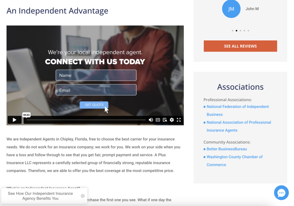 Example of professional associations
