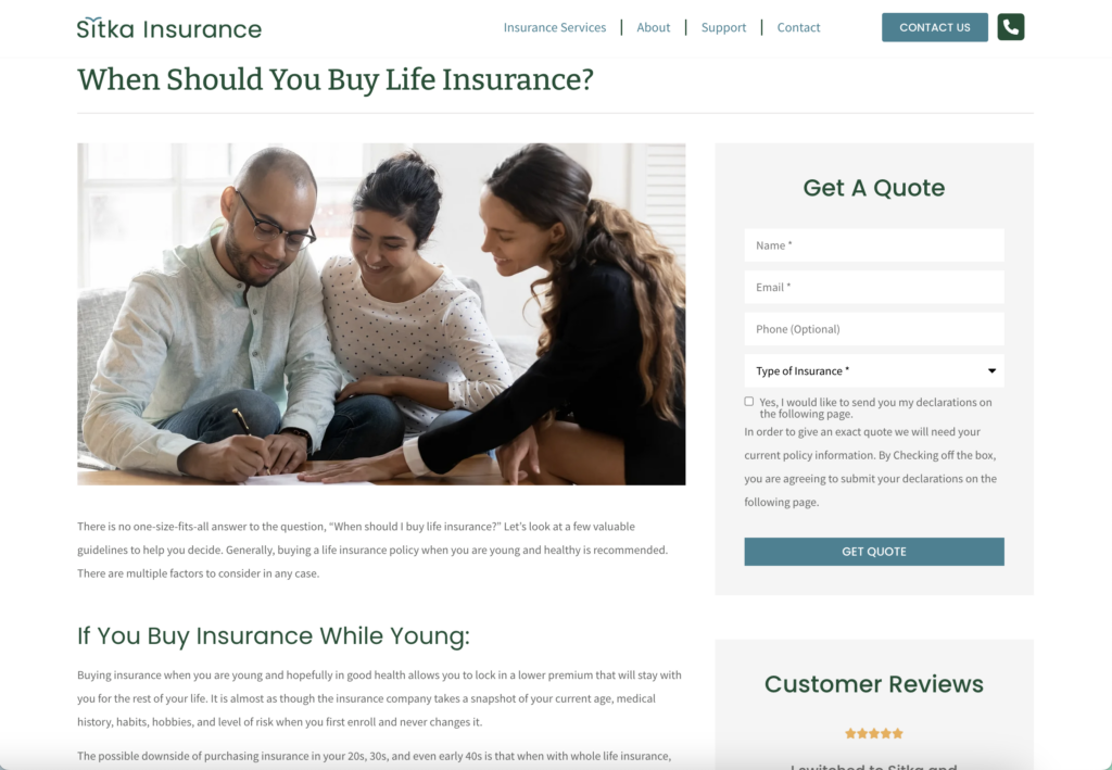 insurance agency blog